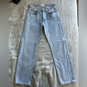 Agolde Mia straight leg mid-rise jeans